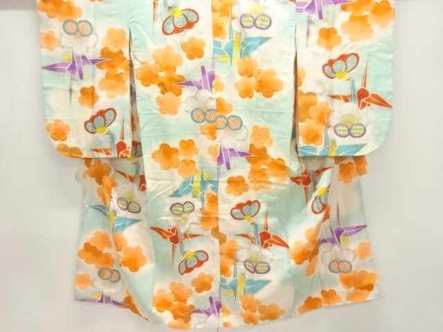 Japanese Kimono / Chirimen Kinsha Synthetic fiber